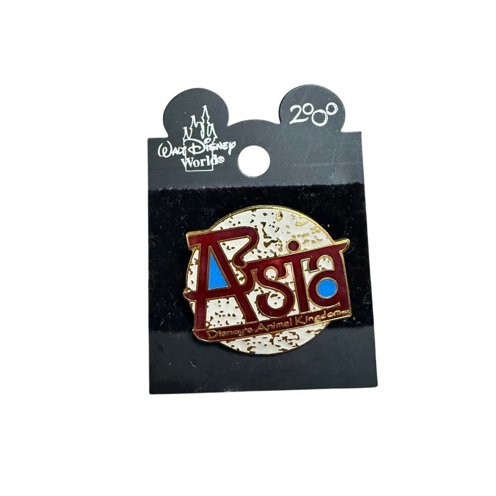 Disney pin 822 Animal Kingdom Asia Walt Disney World 2000 Thailand style letters